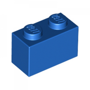 Steen 1x2 blauw 3004/300423 (set van 10 stuks)