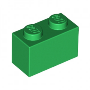 Steen 1x2 groen 3004/4107736 (set van 10 stuks)