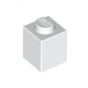 Steen 1x1 wit 3005/300501 (set van 10 stuks)