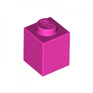 Steen 1x1 roze 3005/4492224 (set van 10 stuks)