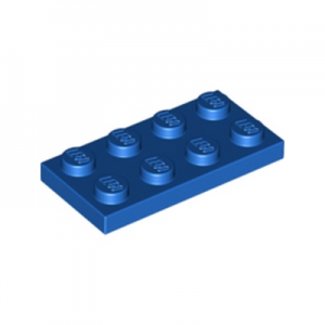 Plaatje 2x4 blauw 3020/302023 (per 10 stuks)