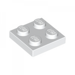 Plaatje 2x2 wit 3022/302201