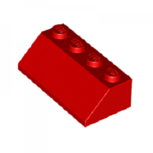 Dakpan 2x4 45° rood 3037/303721 (set van 10 stuks)