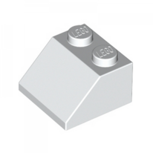 Dakpan 2x2 45° wit 3039/303901 (set van 10 stuks)