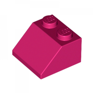 Dakpan 2x2 45° magenta 3039/4550362 (set van 10 stuks)