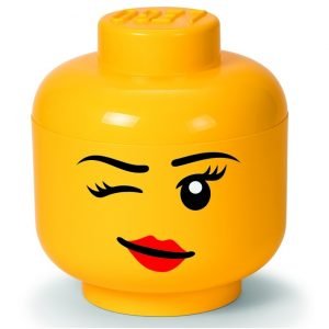LEGO Opbergbox S Hoofd Knipoog / Storage Head Winky SMALL
