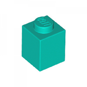 Steen 1x1 turquoise donker 3005/6213776