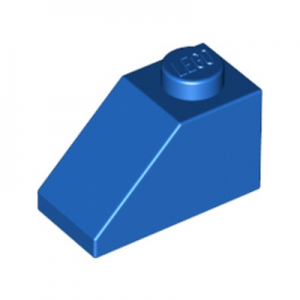 Dakpan 2x1 45° blauw 3040/304023
