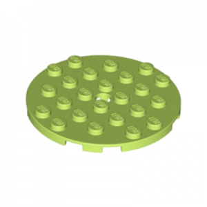 Plaatje rond 6x6 groen limegroen 11231/6133836
