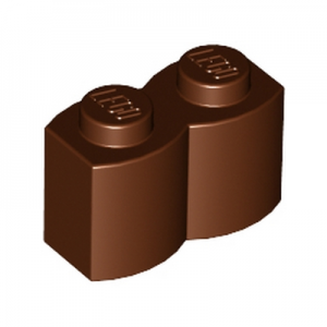 Steen palissade 1x2 bruin 30136/4211180