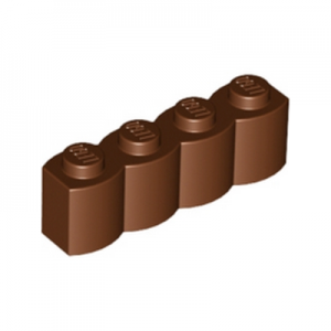 Steen palissade 1x4 bruin 30137/4211181