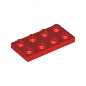 Plaatje 2x4 rood 3020/302021
