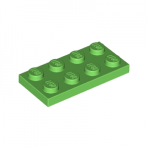 Plaatje 2x4 groen heldergroen 3020/302021