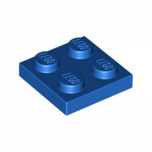 Plaatje 2x2 blauw 3022/302223