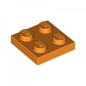 Plaatje 2x2 oranje 3022/4159007