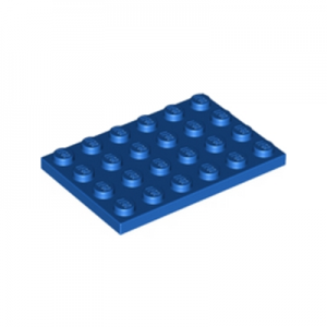 Plaatje 4x6 blauw 3032/303223