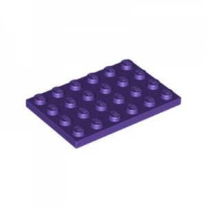 Plaatje 4x6 paars 3032/6147032
