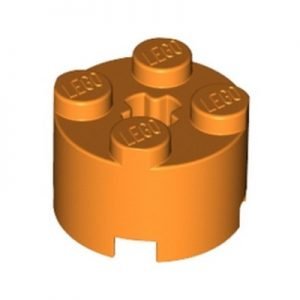 Steen rond 2x2 oranje 6143/4141089