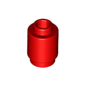 Steen rond 1x1 rood 3062/306221 (set van 10 stuks)
