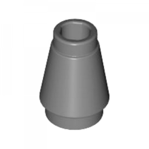Steen rond conisch 1x1 grijs 59900/4529240 (set van 10 stuks)