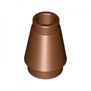 Steen rond conisch 1x1 bruin 59900/4529242 (set van 10 stuks)