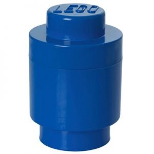 LEGO Opbergbox Brick 1 Rond Blauw