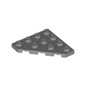 Plaatje hoekplaatje 45° 4x4 grijs 30503/4210728 (set van 5 stuks)