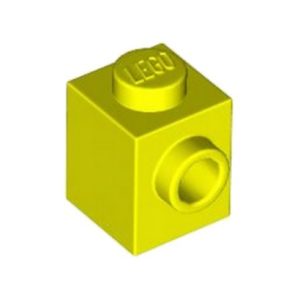 Steen 1x1, 1 extra nop geel neon 87087/6427902 (set van 10 stuks)