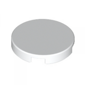 Tegel rond 2x2 wit 14769/6044691 (set van 20 stuks)