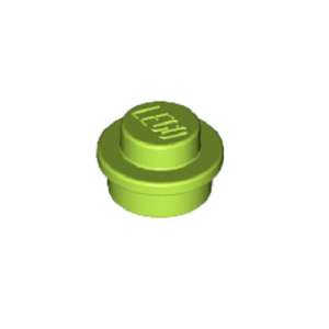 Plaatje rond 1x1 groen limegroen 6141/4183433 (set van 10 stuks)