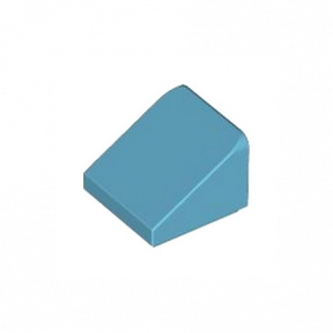 Dakpan 1x1x⅔ blauw medium azur 54200/4619520 (set van 10 stuks)