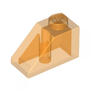 Dakpan 2x1 45° transparant oranje 3040/6219825 (set van 10 stuks)