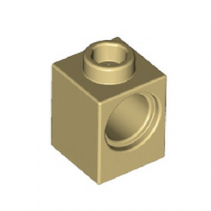 Steen 1x1, 1 gat beige 6541/4179771 (set van 10 stuks)