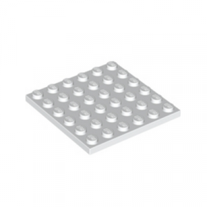 Plaatje 6x6 wit 3958/4144012 (per stuk)