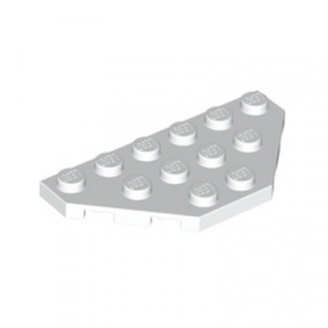 Plaatje hoekplaatje 3x6 wit 2419/241901 (set van 5 stuks)