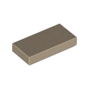 Tegel 1x2 beige donker 3069/4496699 (set van 10 stuks)