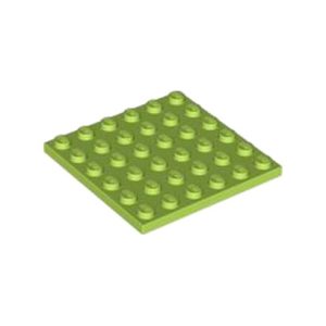 Plaatje 6x6 groen limegroen 3958/4525858 (per stuk)