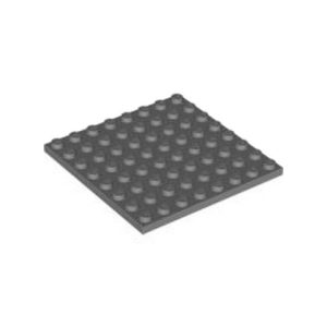 Plaatje 8x8 grijs 41539/4210802 (per stuk)