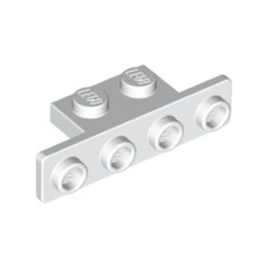 Plaatje hoekplaatje 1x2/1x4 wit 28802/6168618 (set van 10 stuks)
