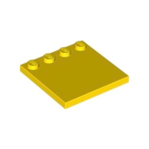 Plaatje 4x4 met 4 noppen geel 6179/4525895 (per 2 stuks)