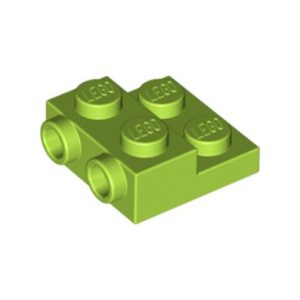 Plaatje 2 extra noppen 2x2x⅔ groen limegroen 99206/6264064 (set van 10 stuks)