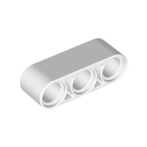 Balk 3M (beam) 1x3 wit 32523/4208160 (set van 5 stuks)