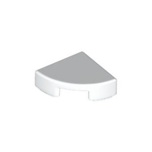 Tegel 1/4 cirkel 1x1 wit 25269/6172366 (set van 10 stuks)
