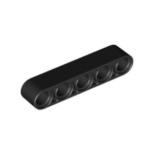 Balk 5M (beam) 1x5 zwart 32316/4142135 (set van 5 stuks)