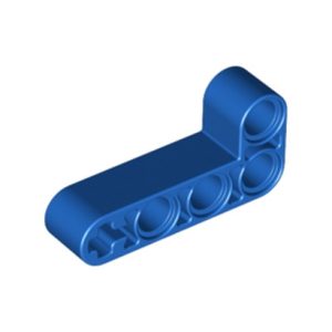 Balk L-vorm (beam) 2x4 90° blauw 42137/6271829 (set van 5 stuks)