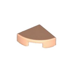 Tegel 1/4 cirkel 1x1 bruin nougat pastel 25269/6275872 (set van 20 stuks)