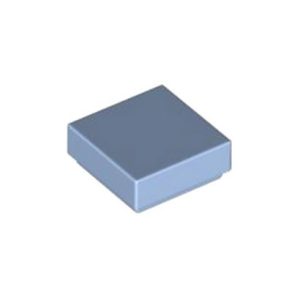 Tegel vierkant 1x1 blauw helder lichtblauw 3070/6316569 (set van 20 stuks)