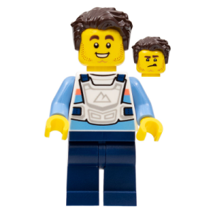 Minifiguur met moersleutel