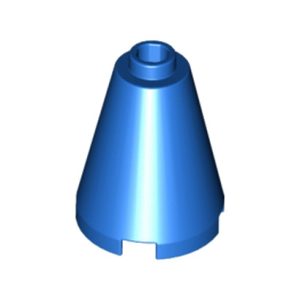 Kegel 2x2x2 blauw 14918/6092663 (set van 5 stuks)