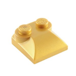 Plaatje met bogen 2x2 warm goud 47457/4286597 (set van 10 stuks)